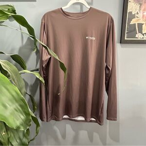 Columbia Men's Long-Sleeve Performance Hunter Gear Shirt - Brown Large